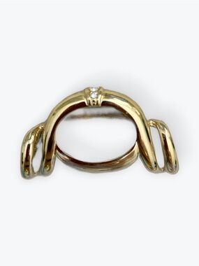 Premier Designs Vintage Scarf Slide Gold Toned